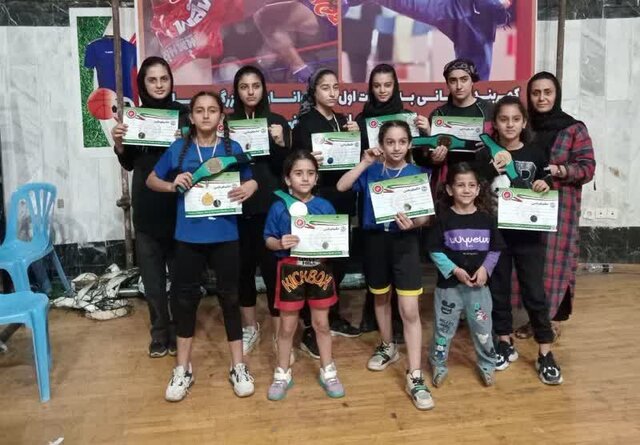 ۱۳ مدال طلا در مسابقات تاپ کیک بوکسینگ مازندران سهم محمودآباد شد