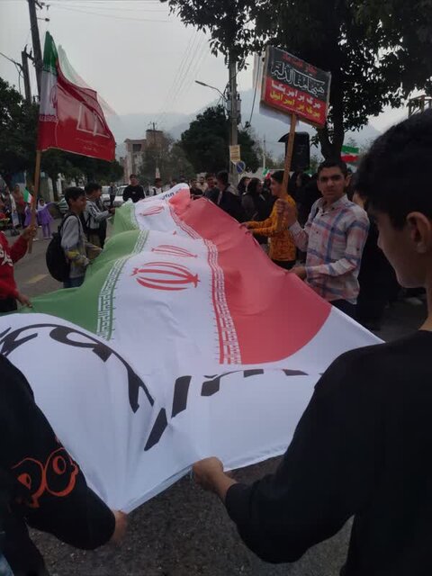 راهپیمایی ۱۳ آبان در  سوادکوه مازندران