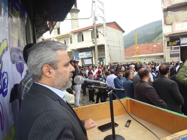 راهپیمایی ۱۳ آبان در  سوادکوه مازندران