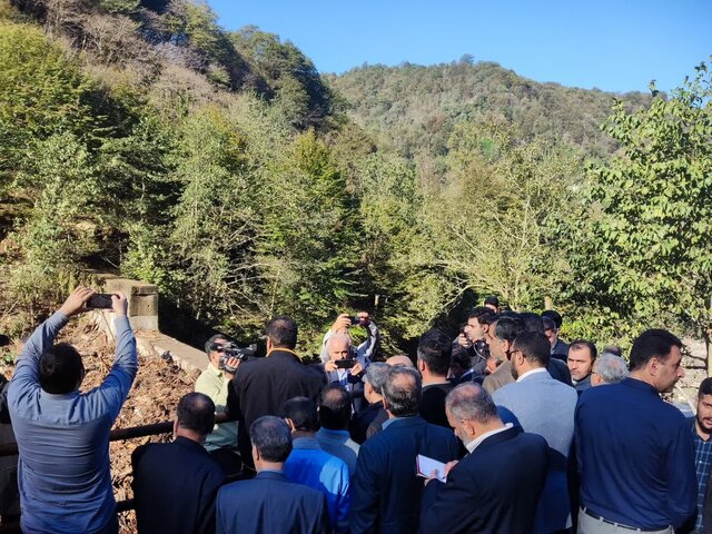 بازدید وزیر کشور از سد خرماچال عباس آباد