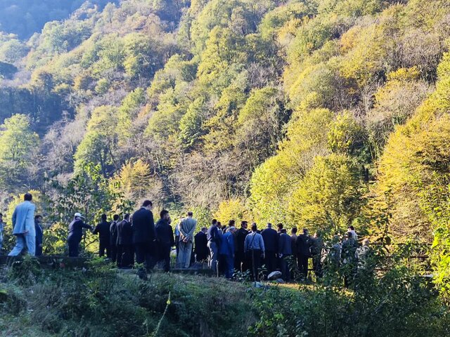 بازدید وزیر کشور از سد خرماچال عباس آباد