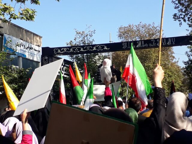 اجتماع باشکوه مردم ساری در حمایت از مردم غزه و محکومیت جنایتهای رژیم صهیونیستی