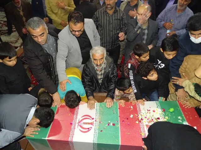 عکس از مهرعلی رهنما پیکر پاک شهدای گمنام در سوادکوه و سوادکوه شمالی تشییع شد