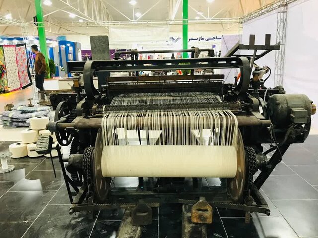 عکس از رقیه نعلبندانی برگزاری اولین نمایشگاه تخصصی صنعت نساجی و صنایع وابسته در مازندران +تصاویر