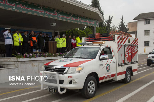برگزاری رزمایش طرح زمستانه پلیس راه در مازندران+ تصویر