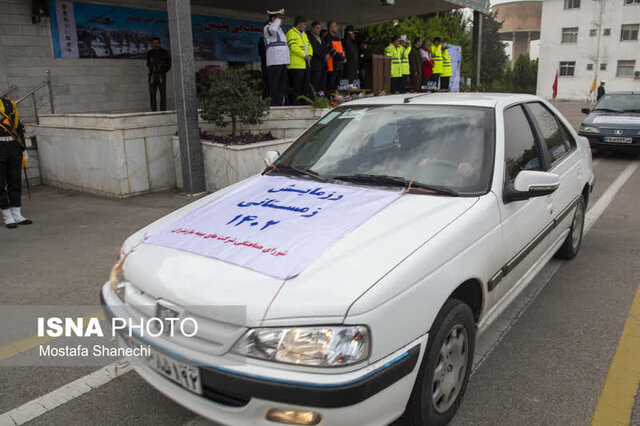 برگزاری رزمایش طرح زمستانه پلیس راه در مازندران+ تصویر