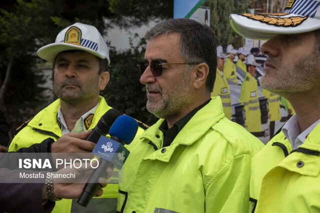 برگزاری رزمایش طرح زمستانه پلیس راه در مازندران+ تصویر