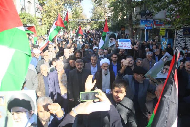 راهپیمایی سراسری مردم مازندران در حمایت از مردم مظلوم فلسطین+تصاویر