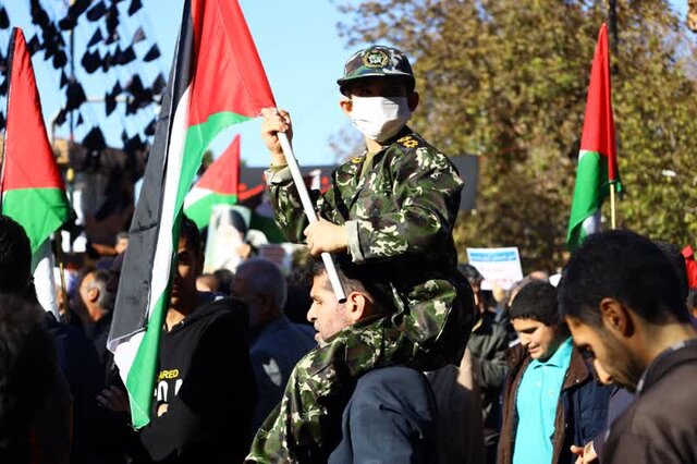 راهپیمایی سراسری مردم مازندران در حمایت از مردم مظلوم فلسطین+تصاویر