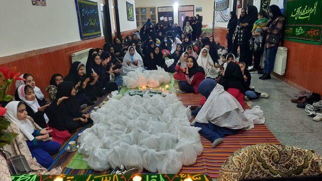 رسم عاشقی دانش آموزان توانخواه آمل برای بانوی آب و آیینه