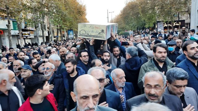 تشییع باشکوه ۲ شهید گمنام درپایتخت علویان