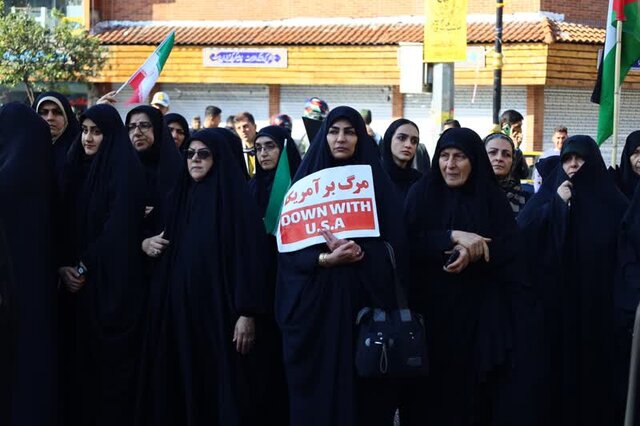 تظاهرات مازندرانیها در محکوم کردن اقدام وحشیانه تروریستها در کرمان