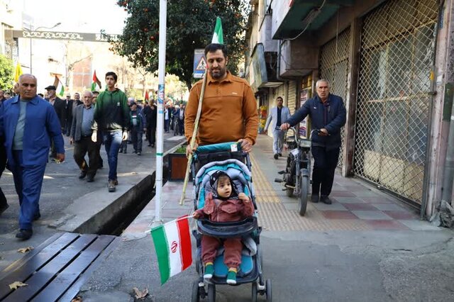 تظاهرات مازندرانیها در محکوم کردن اقدام وحشیانه تروریستها در کرمان