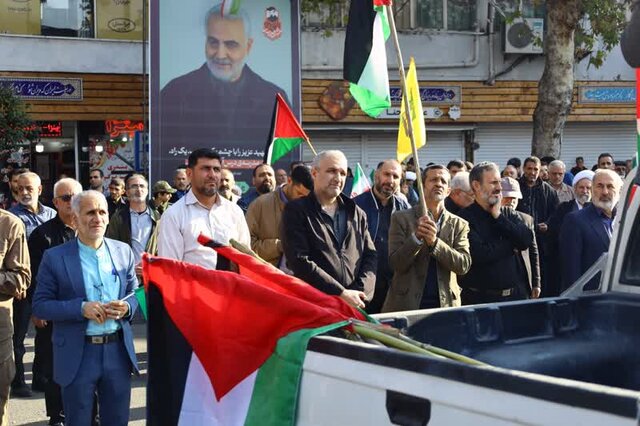 تظاهرات مازندرانیها در محکوم کردن اقدام وحشیانه تروریستها در کرمان