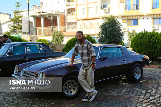 نمایش خودروهای کلاسیک در شهرستان بابل +تصاویر