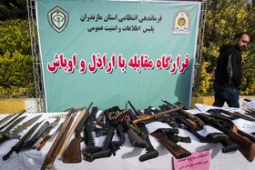 عملیات ضربتی پلیس مازندران در برخورد با اراذل و اوباش