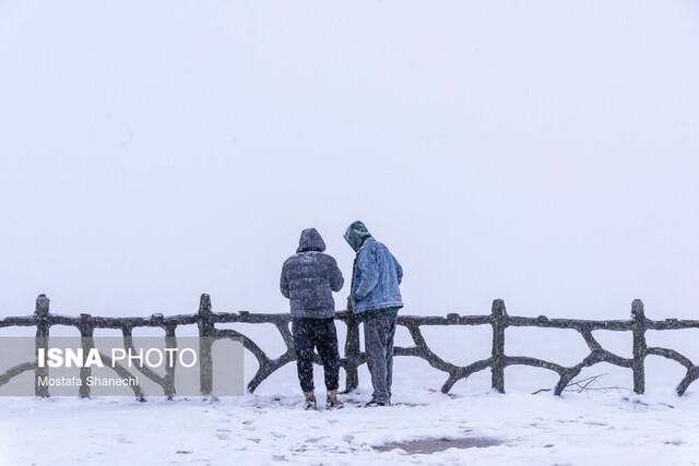 چشم مازندرانیها به برف روشن شد
