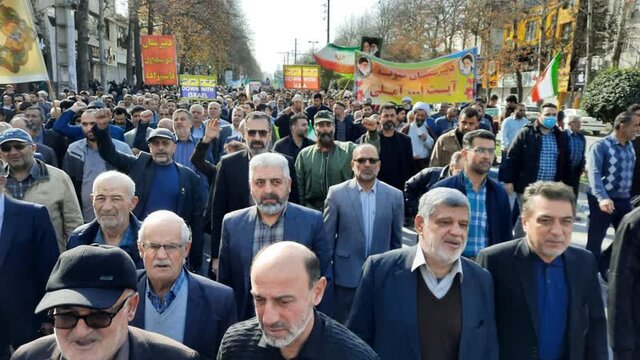 حضور مردم دیار هزار سنگر در جشن پیروزی انقلاب