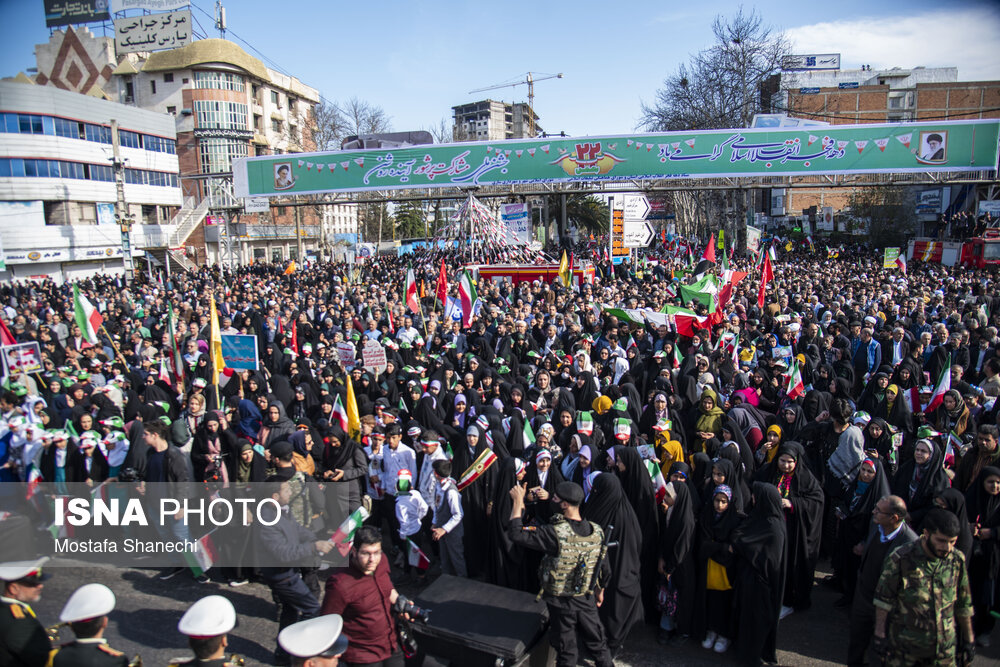 گزارش تصویری راهپیمایی ۲۲ بهمن ساری