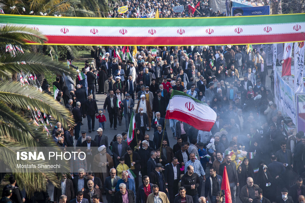 گزارش تصویری راهپیمایی ۲۲ بهمن ساری