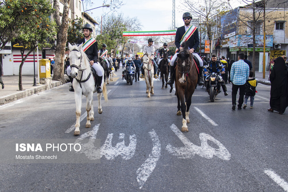 گزارش تصویری راهپیمایی ۲۲ بهمن ساری