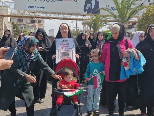 حضور پرشور مردم نور در راهپیمایی روز قدس