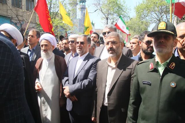 مردم دیار علویان در حمایت از مردم مظلوم غزه در روز قدس قیام کردند