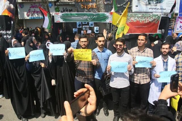 مردم دیار علویان در حمایت از مردم مظلوم غزه در روز قدس قیام کردند
