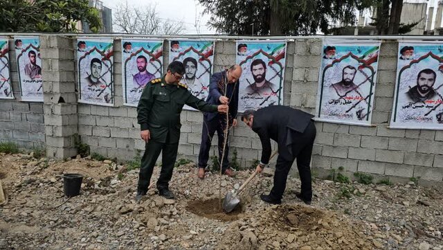 یادبود شهدای کنسولگری ایران در دمشق درآمل برگزار شد