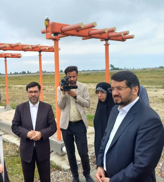 افتتاح دستگاه کمک ناوبری ILS فرودگاه شهدای ساری با حضور وزیر راه و شهرسازی