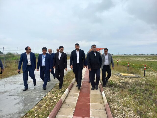 افتتاح دستگاه کمک ناوبری ILS فرودگاه شهدای ساری با حضور وزیر راه و شهرسازی