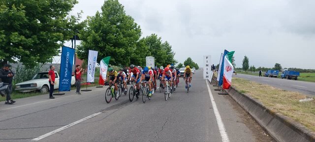 قهرمانی مرحله دوم تور بینالمللی دوچرخه سواری خزر به رکاب زن عراقی رسید