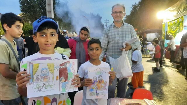 دورهمی دو کیلومتری آملیها در جشن بینالمللی غدیر