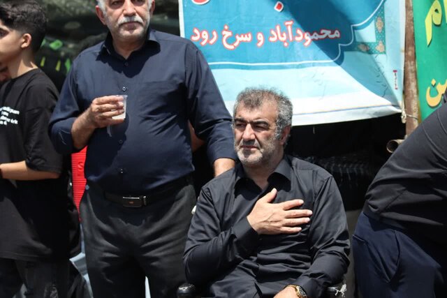 محمودآباد در سوگ و ماتم قمر بنیهاشم