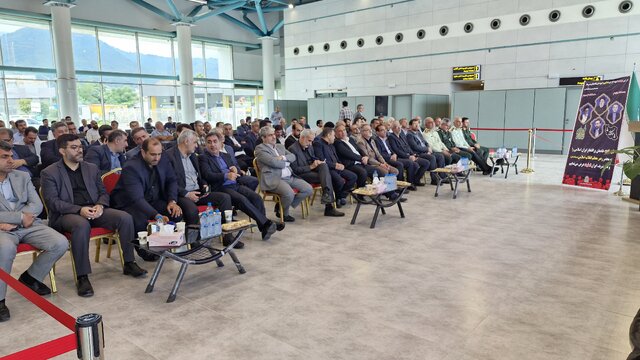 بهرهبرداری از ترمینال و اپرون فرودگاه شهدای رامسر