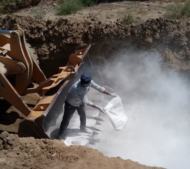 واژگونی تریلی حمل مواد شیمیایی عامل تلفات در مزارع پرورش ماهی