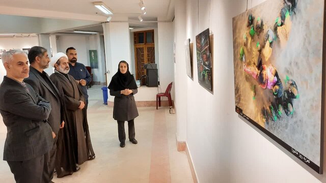 عکسهای منتخب اشکواره ملی فرهنگی هنری حسینی درآمل به نمایش گذاشته شد