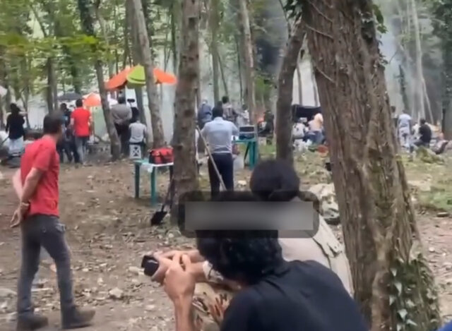 انفجار و حریق در جنگلهای مازندران به بهانه ساخت فیلم!