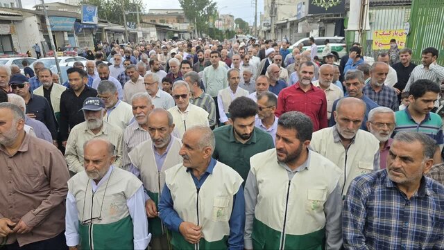 خروش مردم مازندران در «جمعه خشم» علیه جنایت‌های رژیم صهیونیستی