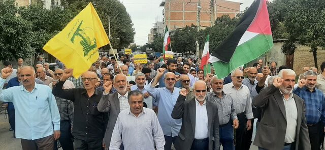 خروش مردم مازندران در «جمعه خشم» علیه جنایتهای رژیم صهیونیستی