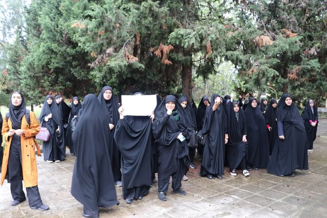 برگزاری تجمع محکومیت حمله رژیم صهیونیستی به ضاحیه بیروت در دانشگاه مازندران