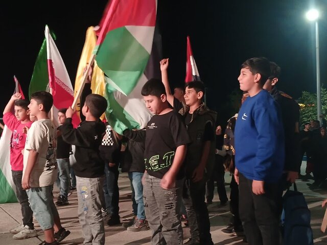 تجمعهای شبانه مازنیها با فریاد مرگ بر اسرائیل