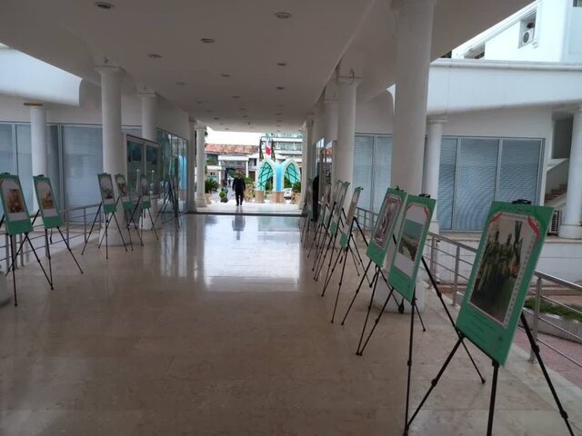 برپایی نمایشگاه اسنادی و تصویری نقشآفرینی بسیج و مردم در استانداری مازندران