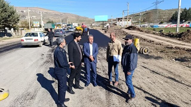 ایمن سازی محور کلاردشت به مرزن آباد با ورود دستگاه قضایی