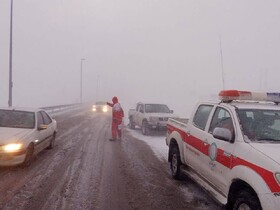 امدادرسانی به ۱۴۰۹ نفر از متاثرین برف و کولاک در مازندران