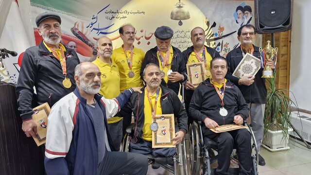 البرز قهرمان ورزشهای زورخانهای جانبازان کشور
