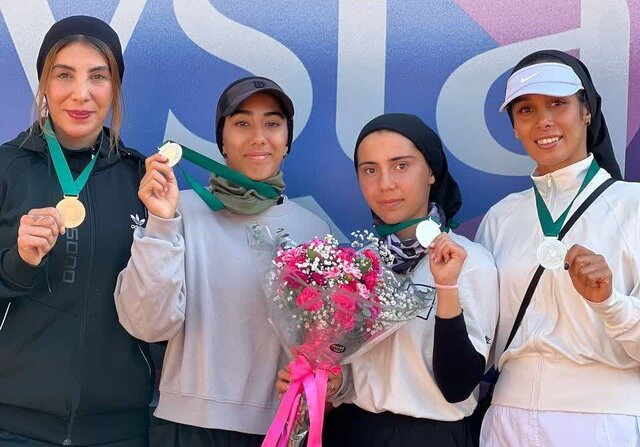 دختران تنیسباز مازندران نایب قهرمان ایران شدند