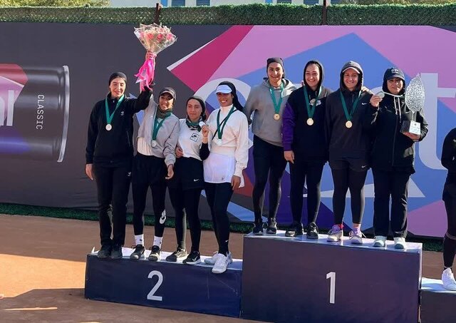 دختران تنیسباز مازنی نایب قهرمان ایران شدند