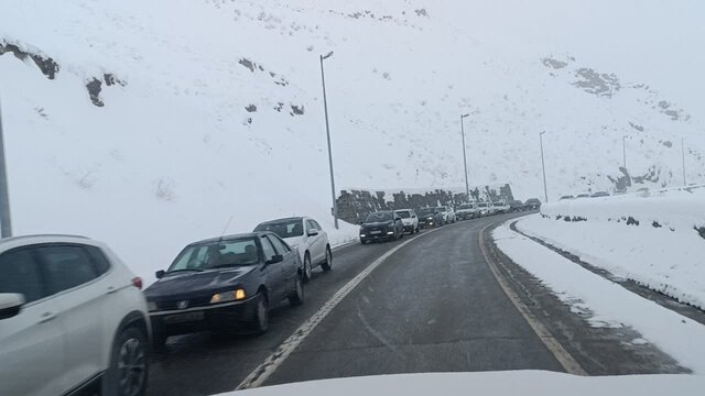 عکس از سپیده پورشعبان آخرین وضعیت انسداد محورهای کوهستانی مازندران