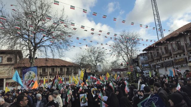 حضور پر شور  و شعور مردم دیار علویان در راهپیمایی ۲۲ بهمن